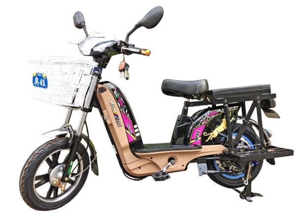 16'' Electric Powered Bikes Drum Brake Power Assisted Bicycle With Tubeless