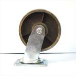 Industrial 50mm Thickness Heavy Duty All Iron Steel Swivel Caster Wheel 4 5 6