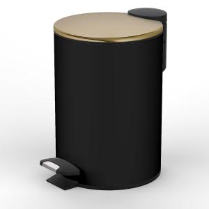 China Household Foot Pedal Stainless Steel Trash Bin with Rolling Cover 3L 5L 8L 12L 20L 30L wholesale
