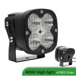 China Factory Auto Led Workligh 40W Off Road Led Driving Work Light For Trucks