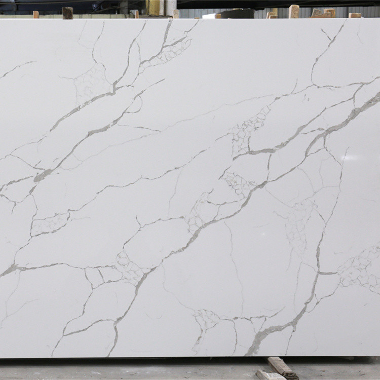 93% Quartz Stone Sheet Engineered Quartz Slab Calacatta Gold Quartz Stone Slab