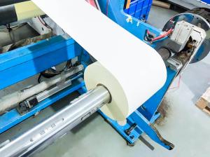 China Ordinary Sticky Coated Paper Roll Label 80g Surface Thickness wholesale