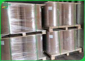 China Food Grade Approved 38gsm 40gsm Anti Grease white Kraft paper roll 90cm 125cm wholesale