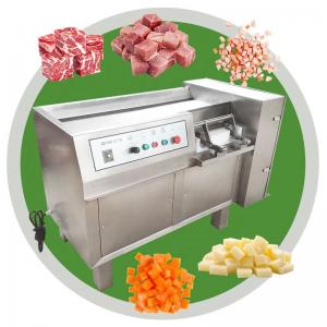 China Brand New Cubes Chicken Slicer Automatic Industrial Fresh Cutting Machine / Meat Bowl Cutter With High Quality on sale