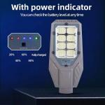100W 200W IP67 Solar Energy LED Street Light With Remote Control