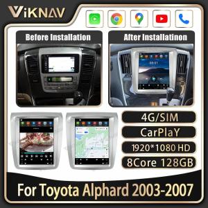 China 9.7 Inch Android Auto Stereo For 2003-2007 Toyota Alphard GPS Navigation Multimedia Player Wireless Carplay BT 4G wholesale