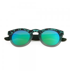China Special Shape Lifestyle Sunglasses Pc Frame Colored Wooden Temple Material wholesale