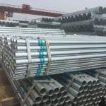Black Round Sch 80 Galvanized Pipe , Hot Dipped Welding Galvanized Tubing