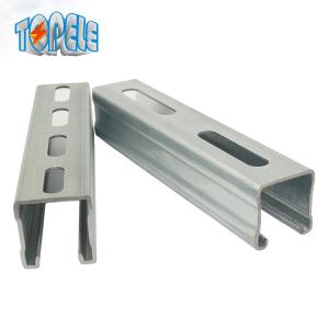 China 41*21mm Stainless Unistrut Slotted Channel Support System wholesale