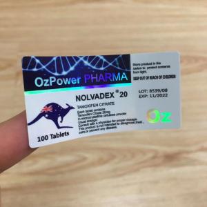 China Matte Lamination 50ml Sarms Oral vial Vial Labels wholesale