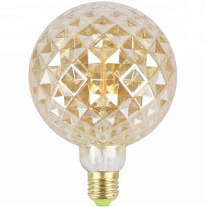 China Retro Led Vintage Filament Bulb Amber 8w Classic G95 G125 E27 Dimmable wholesale