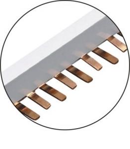 China 63A Copper Bus Bar Electrical Bus Bar Connections Standard Segmented Connecting wholesale