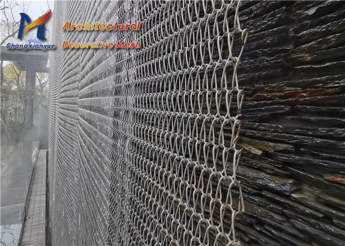 Space Dividers Spiral Wire Mesh 1mm 2.0mm Antique Brass