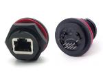 Waterproof Connector DIP Cat. 5e RJ45 Jack for IP68, HULYN