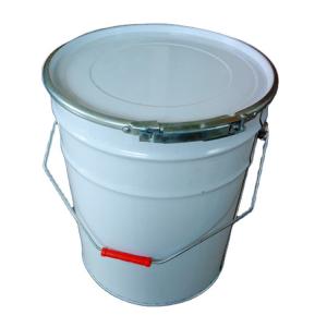 China 18 Liter Round Paint Pail Bucket Chemical White Paint Bucket wholesale