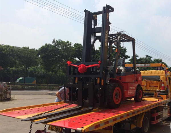 3T 3.5T Internal Combustion Forklift Low Vibration With Isuzu Engine