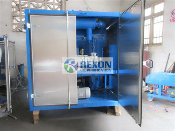 Fully Enclosed Type Bipolar Vacuum Dielectric Oil Purifier Machine 12000Liters