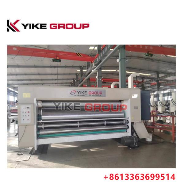 Chain Feeder 2 Color Printer Slotter Die Cutter machine Carton Box Making