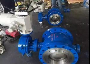 China Peumatic Actuator Stainless Steel Butterfly Valve with Metal Seat Sealing wholesale