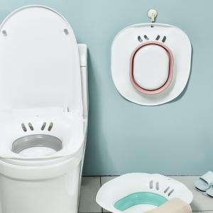 China Universal Squat Free Toilet Sitz Bath Seat For Perineal Soaking Postpartum Care Elderly Hemorrhoid wholesale