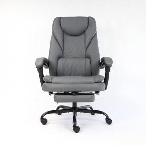 China Executive Chair with Footrest Anji Manufactures Comfortable PU Leather Swivel Chair wholesale