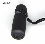 Mini Household 10X25 Black Small Pocket Telescope 5.5 Degree For Children