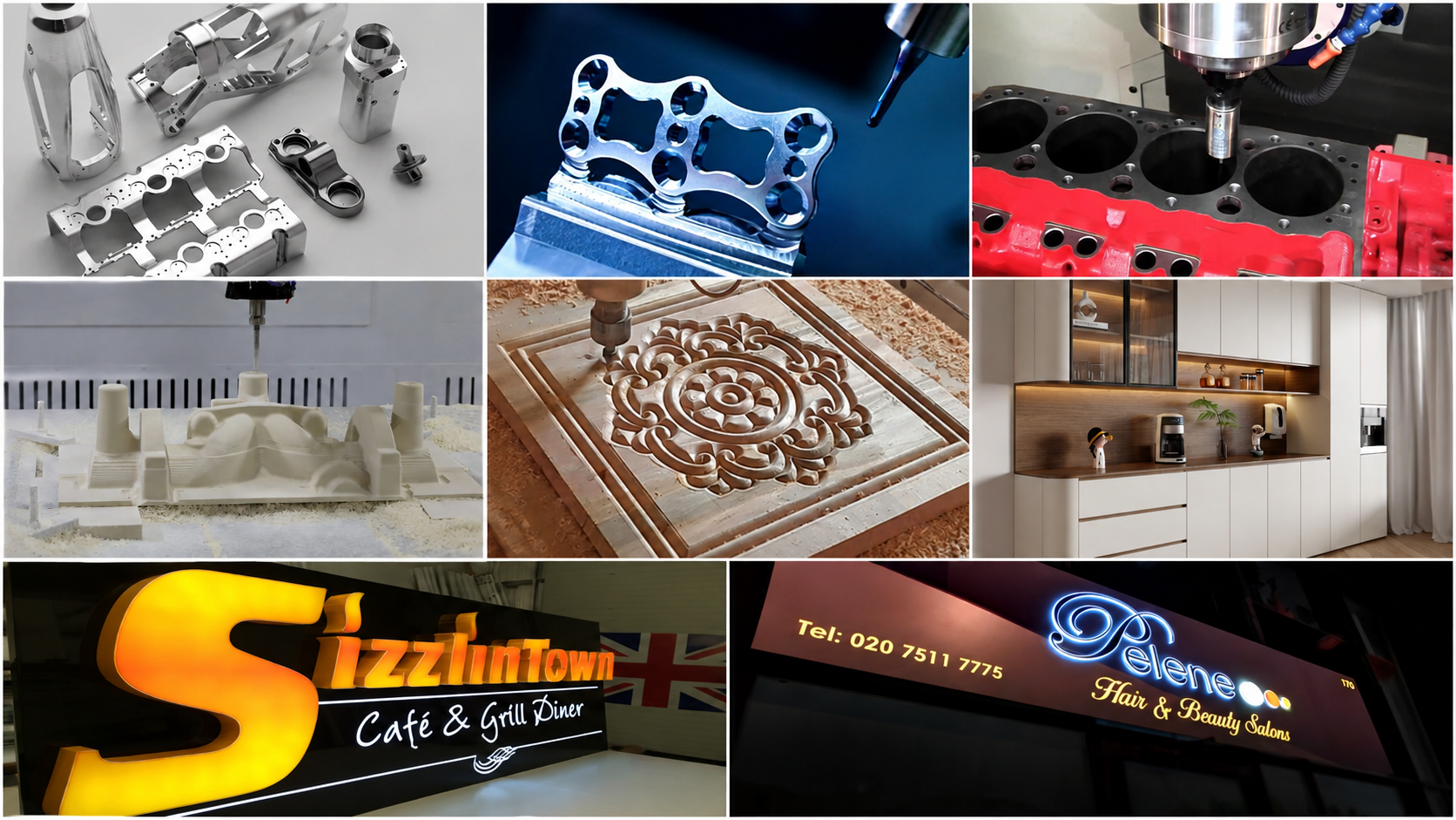 High Speed 3 Axis CNC Router Stable Carving Various Materials