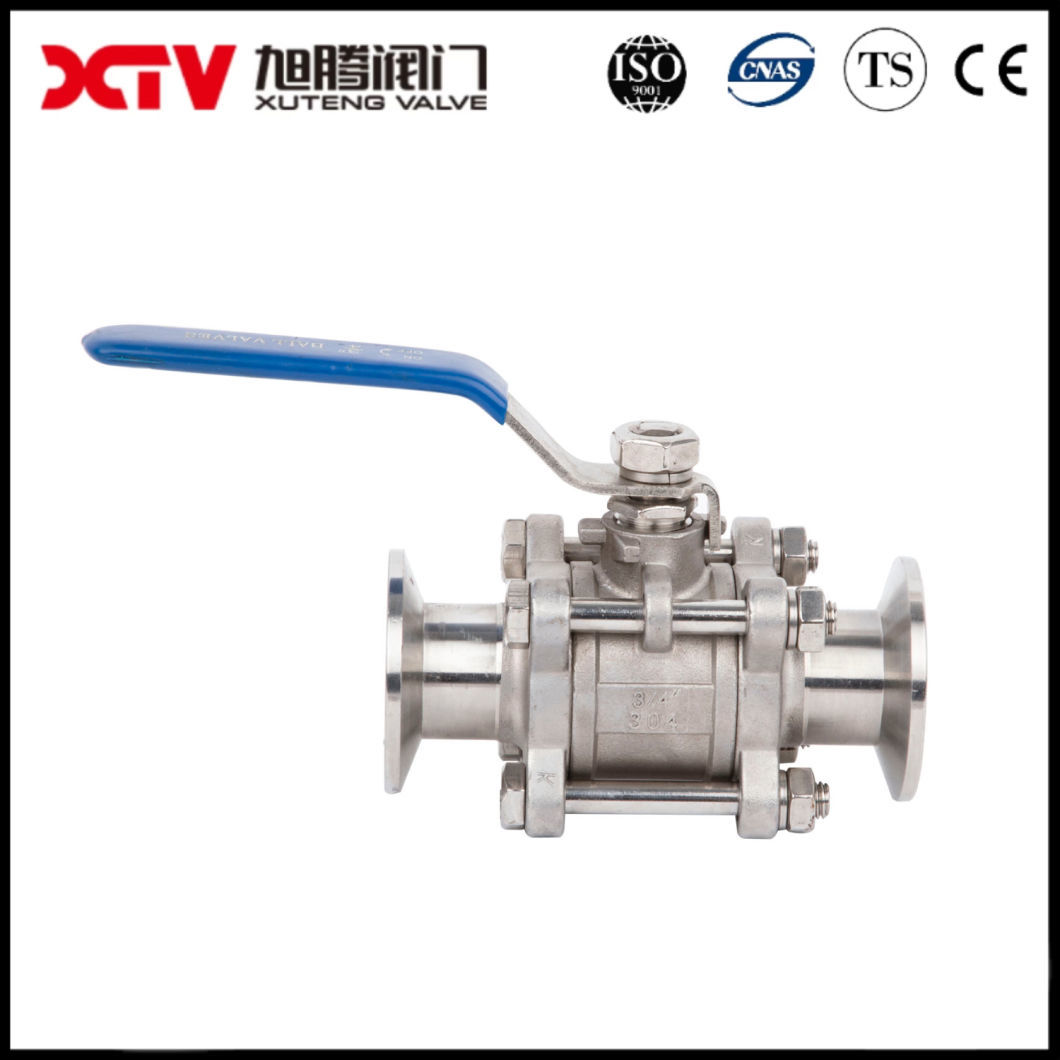 Xtv 3 Pieces Clamped/Quick Install Stainless Steel Ball Valve