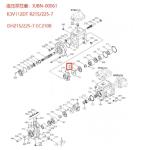 K3V112DT Kawasaki Excavator Hydraulic Pump Parts Piston Shoe