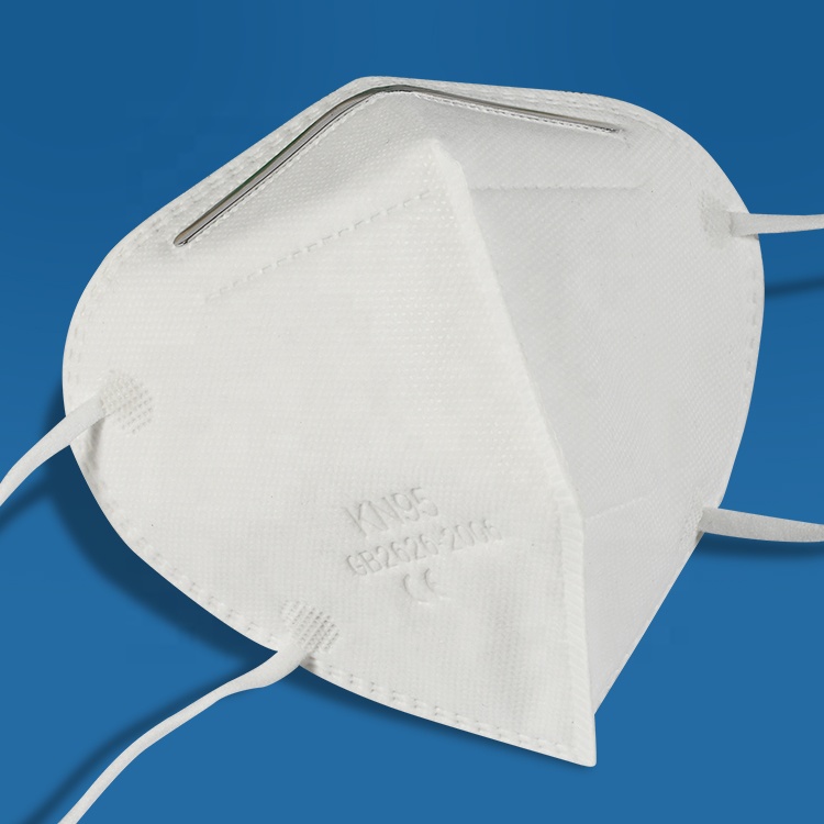 FFP2 Disposable KN95 Face Mask 5 Ply Non - Woven Anti Automobile Exhaust Breathable