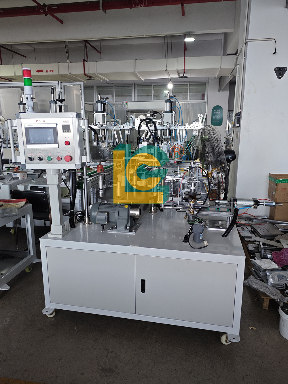 Automatic Horizontal Turntable Hot Stamping Machine TH-150/4 Four-Station Plastic Foil Embossing Machine
