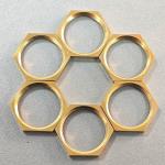 DIN Standard M4 Thin Brass Hex Nut