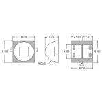 Panel Lights 6V 110lm 5000K LED SMD 6060