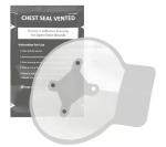 OEM Wholesale First Aid Kit Emergency Wound Dressing for Opening Chest Wound