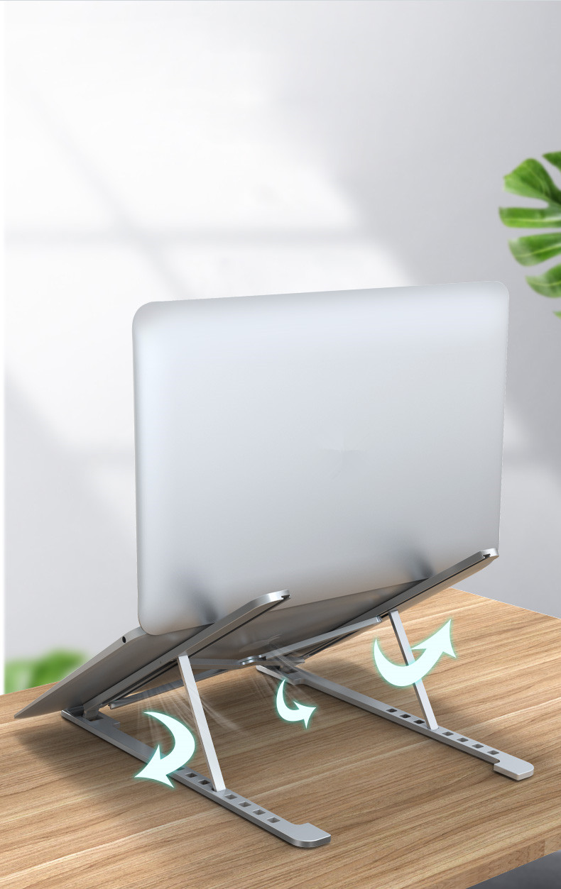 Foldable and Portable Modern Design Laptop Holder for Office Convenience We Custom Logo