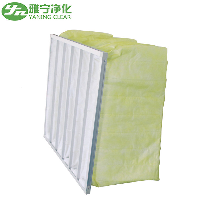 Bag-Type Pocket Air Filter for Front-End Filtration of High-Efficiency Air Filters