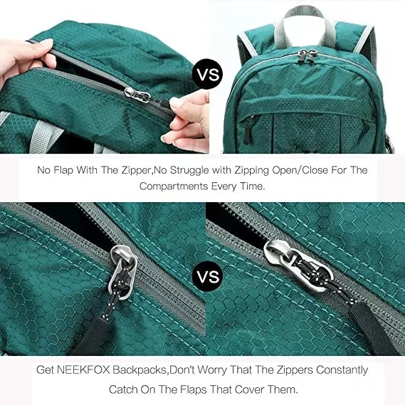 30L Women Waterproof Hiking Backpack 0.1kg Ultralight Foldable Travel Backpack