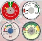 JQ0803 Fire Extinguisher Gauge 23mm Diameter Sturdy / Durable With Bottom