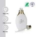 Frosted Glass Cosmetic Packaging Bottles 50ml With Dropper