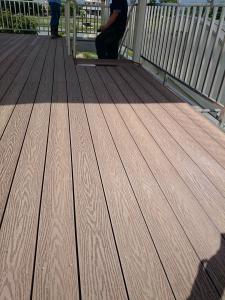 China WPC composite deck boards for wpc stairs lawn decking garden decking boards wholesale
