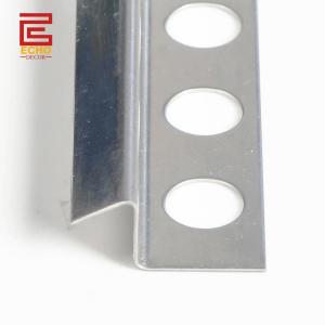 China Stainless Steel Metal Floor Transition Strips Ceramic Tile To Vinyl Wood Edge Trim wholesale