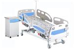 Multifunctional Electric Height Adjustable Bed Hospital ICU Bed With IV Pole