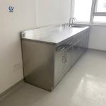 Stainless Steel Laboratory Bench Silver Modern Design Anti Rust Corrosion