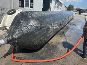 China Customized Natural Rubber Marine Salvage Airbags , Black Heavy Duty Lifting Air Bags wholesale