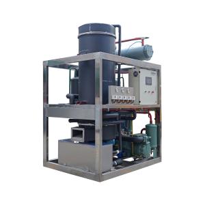 China Water Inlet Pressure 0.1MPa-0.5MPa Industrial Ice Making Machine for Business Commercial Sale 1ton 1000kg Tube Ice Maker wholesale