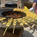 Customized Rusted Corten Cooking Outdoor Bbq Outdoor Kitchen Bbq Grills With