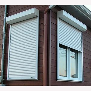 China KDSBuilding Hurricane Thermal One Piece Aluminum Roll Round Shutter Window wholesale