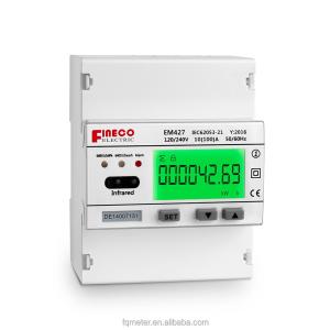 China CE Certified EM427 120V Single Phase Digital Watt-Hour Meter with 0-999999.99 Range wholesale