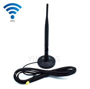 China GSM WIFI 3G 4G LTE Dual Band High Gain Antenna 9dbi Spring Wifi With Sma Male wholesale