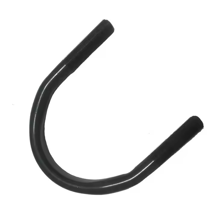 Electroplating Color Zinc U Type Pipe Clamp Plumbing U Clamp Black